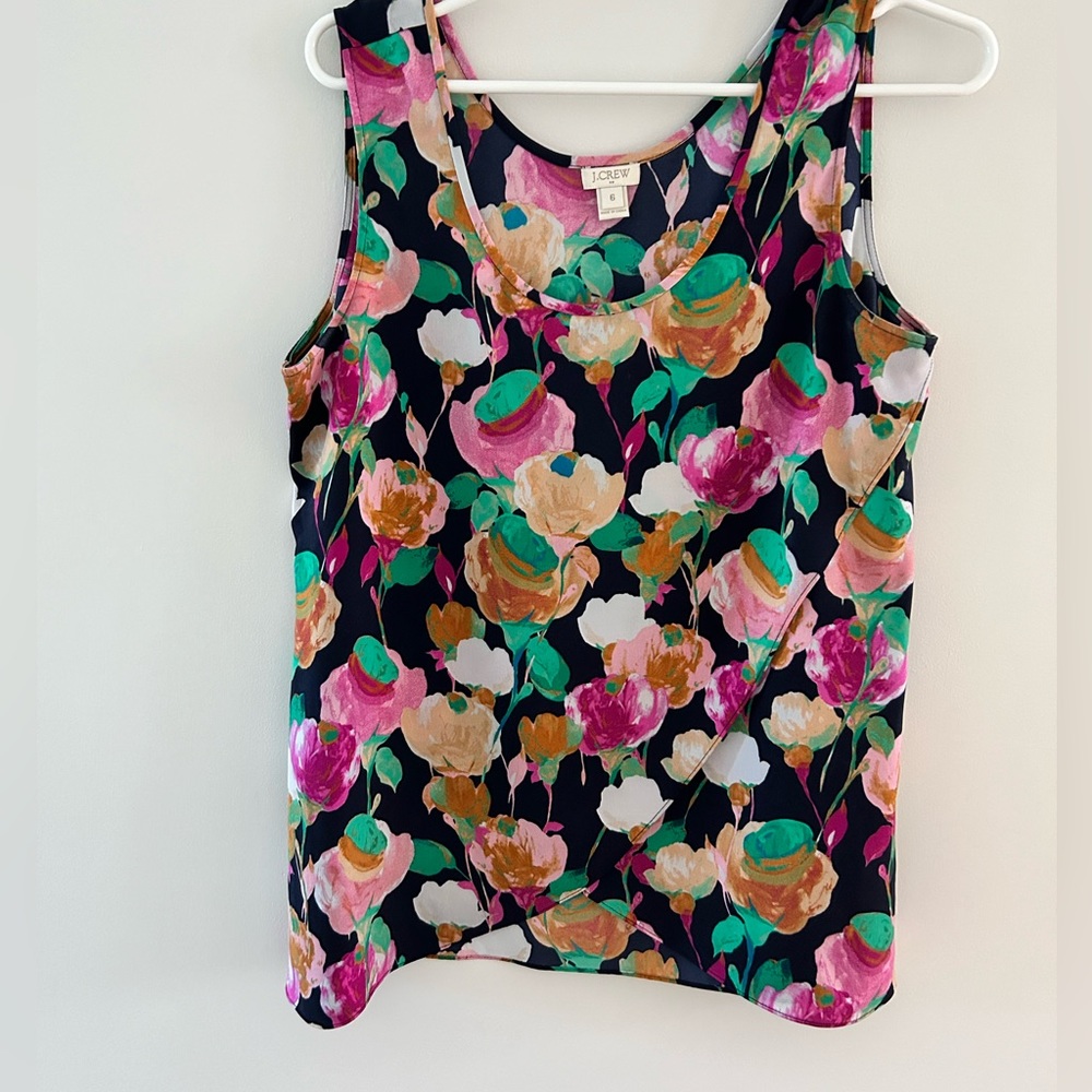 Flowy floral tank
